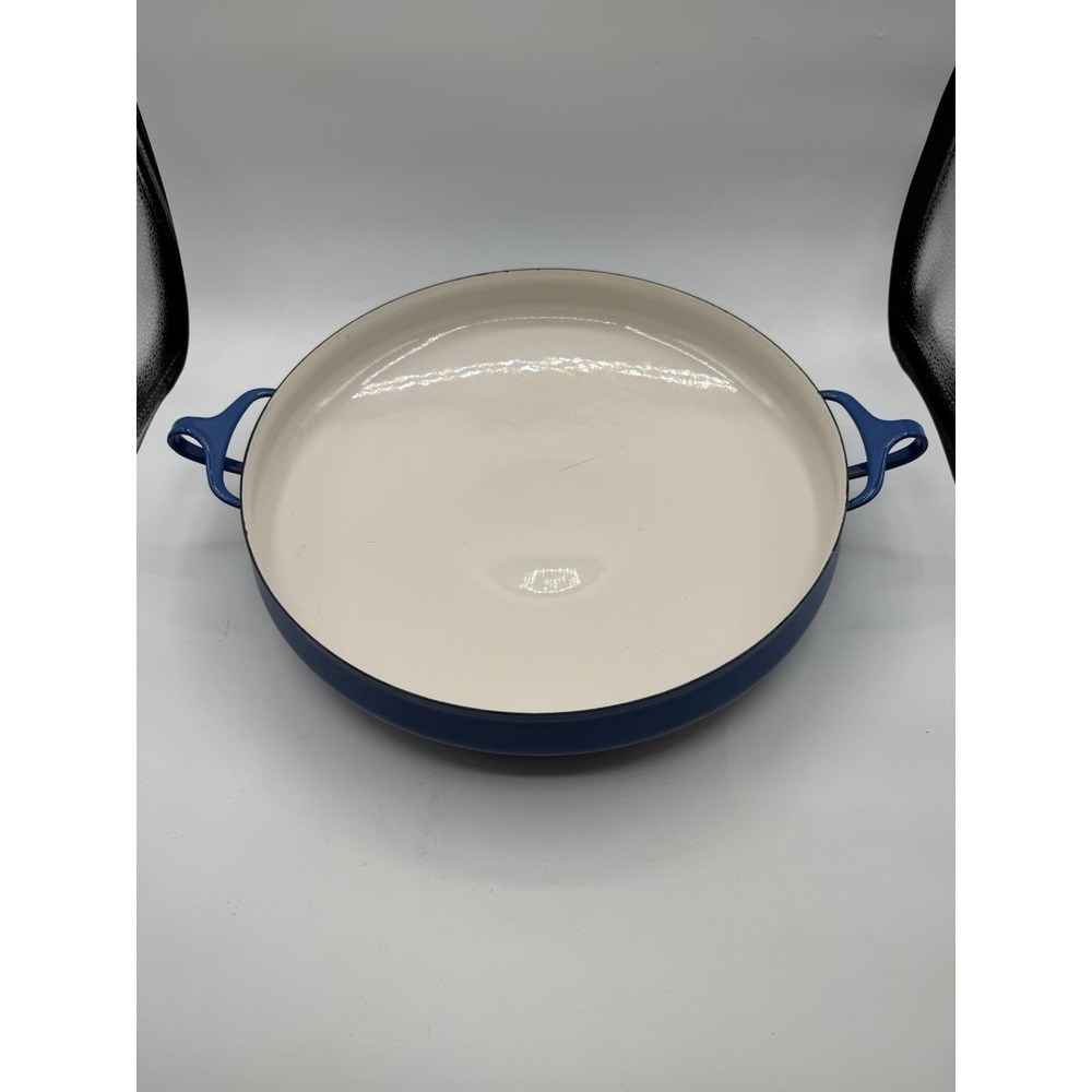 Blue 17" W with Handles x 13.5 "D DANSK Large PAELLA PAN - Used